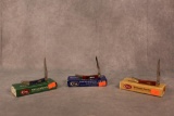 3- CASE XX TINY TOOTHPICKS. 1999 RED BONE, 2014 BRICKRED, 2006 MOSAIC OPAL