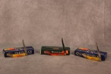 3 CASE XX TINY TOOTHPICKS. 2013 MARIGOLD, 2001 CANDY STRIPE, 2008 SUNBURST