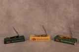 3 CASE XX TINY TOOTHPICKS. 2005 AUTUMN BONE, 2004 EBONY, 1998 BONE