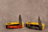 2 BUCK FOLDING KNIVES BANTAM