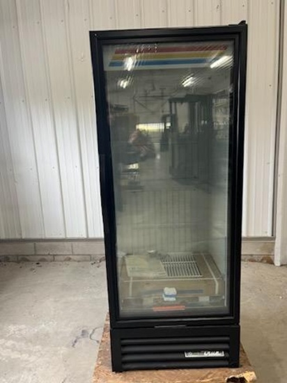 True Glass Single Door Freezer