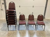 Padded Stackable Kitchen Chairs