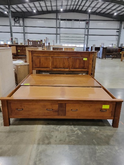 MAPLE KING UNDERSTORAGE BED ONLY MICHAELS CHERRY