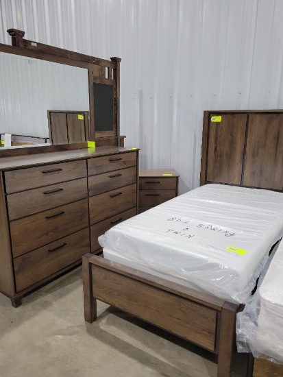 HICKORY TWIN 4 PC BEDROOM SET