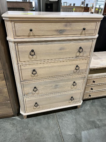 OAK CHEST OF DRAWERS 38X20X54IN
