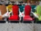 RED/WHITE POLY ADIRONDACK CHAIR