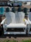 WHITE DOUBLE ADIRONDACK CHAIR
