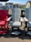 GREY/BLUE SWIVEL ADIRONDACK CHAIR