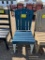 GREY/BLUE ADIRONDACK CHAIR