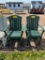 GREEN CAPTAIN ADIRONDACK CHAIRS