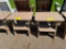 TAN 2 TIER SIDE TABLES