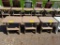 TAN 3 TIER SIDE TABLES