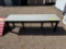 GREY/BL 60IN GARDEN BENCH