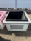 WH/GREY 14IN FLOWER BOX