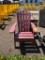 MAROON FOLDABLE ADIRONDACK CHAIR