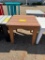 BROWN POLY SIDE TABLE