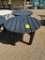 BLACK 33 IN ROUND UMBRELLA SIDE TABLE