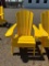 YELLOW FOLDING ADIRONDACK CHAIR