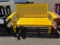 YELLOW 4 FT GARDEN BENCH