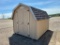 8X10 GAMBREL BARN W4FT SIDEWALLS PRIMED FOR PAINT