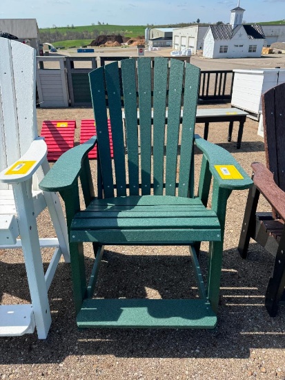 GREEN ADIRONDACK CHAIR