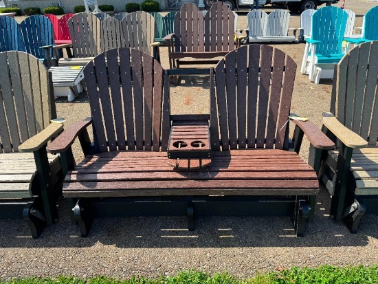 BL/BR DBL GLIDER W/CENTER CONSOLE