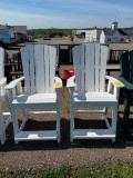 WHITE HIGHBACK ADIRONDACK CHAIR