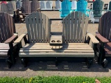 BL/TAN DBL GLIDER W/CENTER CONSOLE