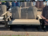 BL/TAN DBL GLIDER W/CENTER CONSOLE
