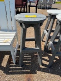 GREY BARSTOOL 30IN