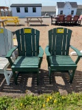 GREEN CAPTAIN ADIRONDACK CHAIRS
