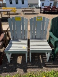 GREY/WH ADIRONDACK CHAIRS