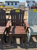 BROWN CAPTAIN ADIRONDACK CHAIR