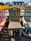 TAN/GREY ADIRONDACK CHAIR