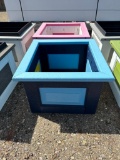 BL/BLUE 14IN FLOWER BOX