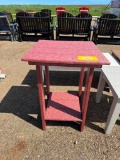 MAROON 22 IN SIDE TABLE