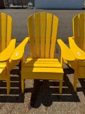 YELLOW FOLDING ADIRONDACK CHAIR