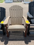 TAN/BR ADIRONDACK CHAIR
