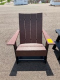 BR/TAN ADIRONDACK CHAIR