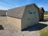 12X16 GAMBREL BARN W/4 FT SIDE WALLS PRIMED & READY TO PAINT