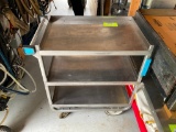STAINLESS STEEL CART ON CASTERS