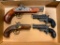LOT OF 4 MISC HANDGUNS (FOR DECOR USE ONLY)