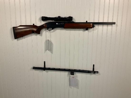 REMINGTON MO. 11-87, 12 GA. W/SCOPE 3IN RIFLED EXTRA BARREL LT CT