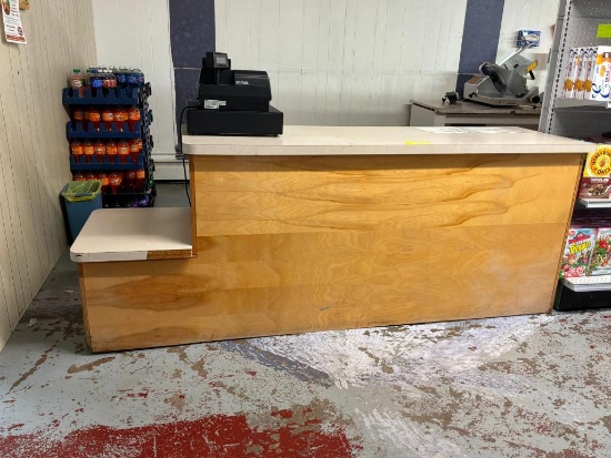 WOODEN COUNTER 25''X76''