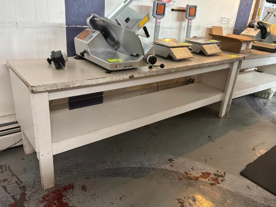 Wooden Counter 25''X98''