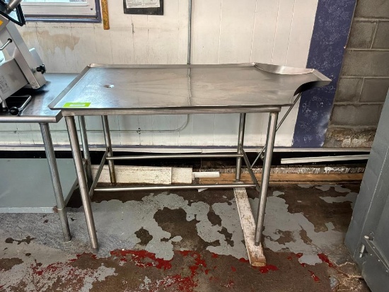 Stainless Steel Stuffing Table 31.5''X55''