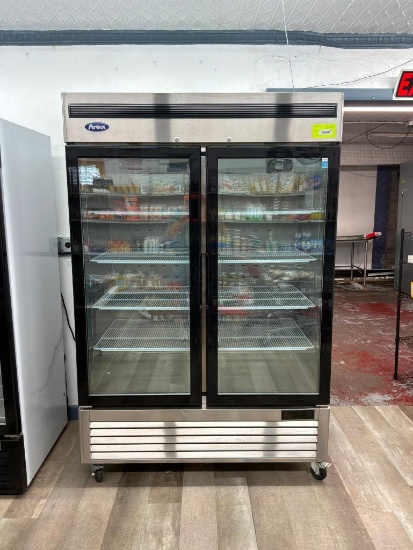 ATOSA 2 GLASS DOOR FREEZER 115V 31.5X54X83'' EXCELLENT CONDITION 2021