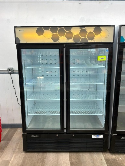 Migali 2 Glass Door Freezer 115v 31.5x54.5x78.5'' Excellent Cond. Dent On Bottom Right Corner 2019
