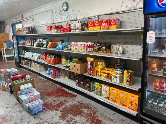 Store Shelving 1 Sided 20 Ft Good Condition