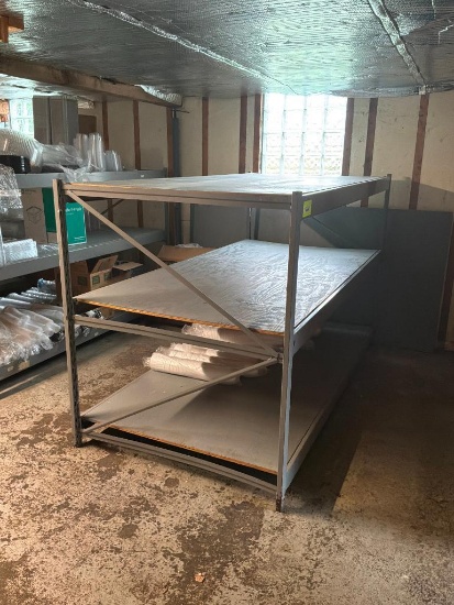 HEAVY DUTY SHELVING 50X60X100 IN 2 UNITS (1 UNIT NOT SHOWING)